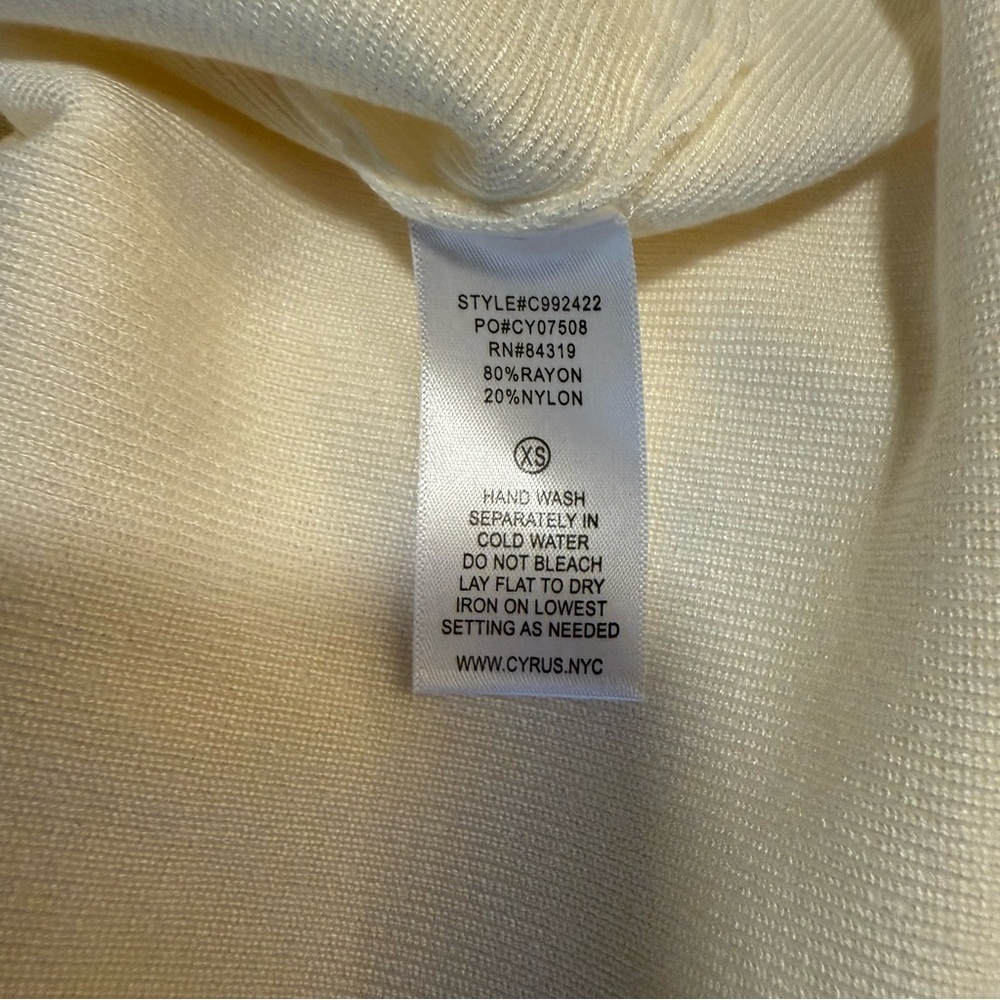 NWOT Cyrus High Neck Sleeveless Camisole Sweater - Picture 4 of 4